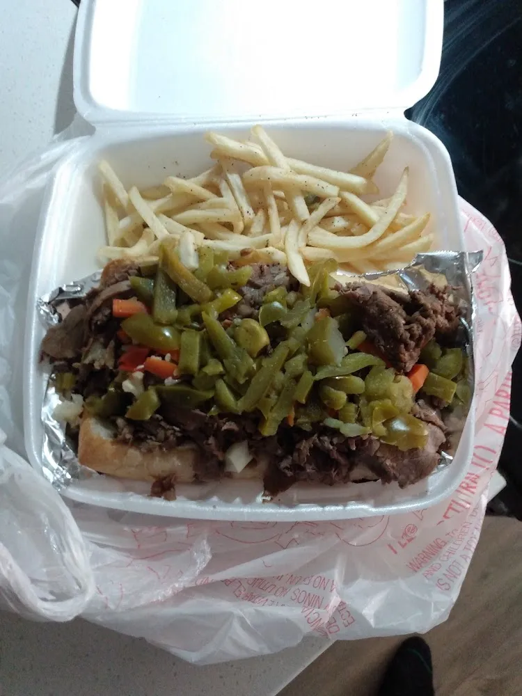 Italian Beef Italian Sausage Combo